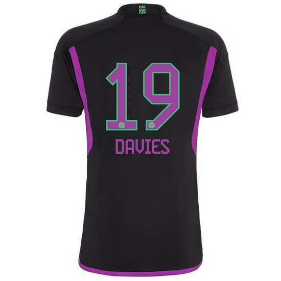 2023/2024 Alphonso Davies Away #19 Men's Soccer Jersey
