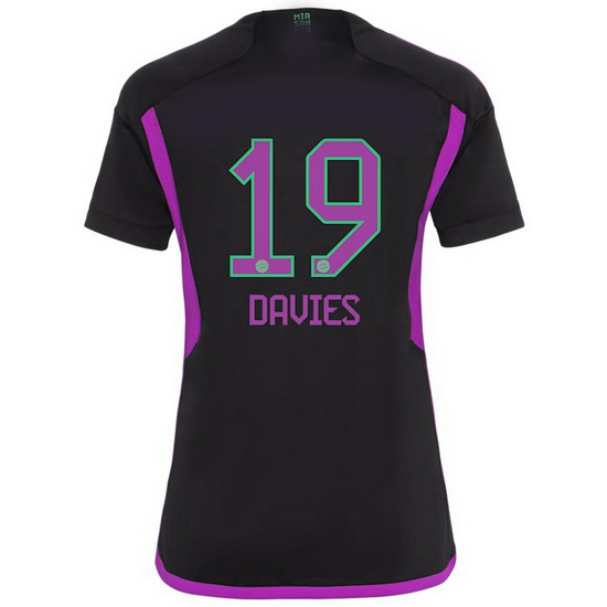 2023/2024 Alphonso Davies Away #19 Women's Soccer Jersey
