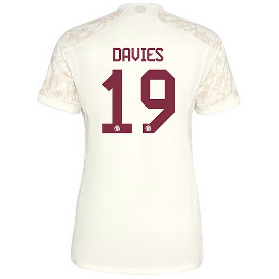 2023/2024 Alphonso Davies Third #19 Women's Soccer Jersey