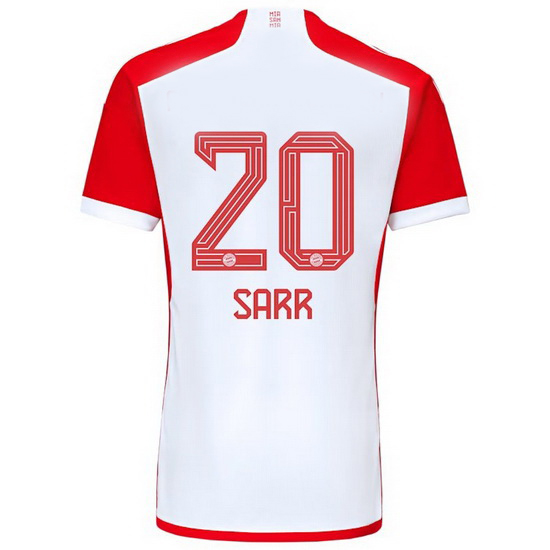 2023/2024 Bouna Sarr Home #20 Men's Soccer Jersey