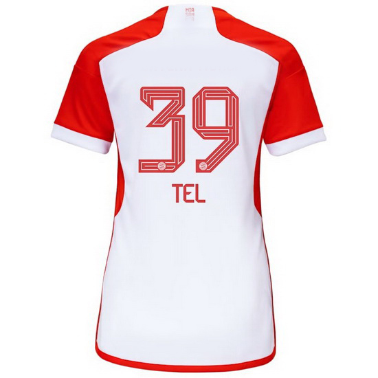 2023/2024 Mathys Tel Home #39 Women's Soccer Jersey