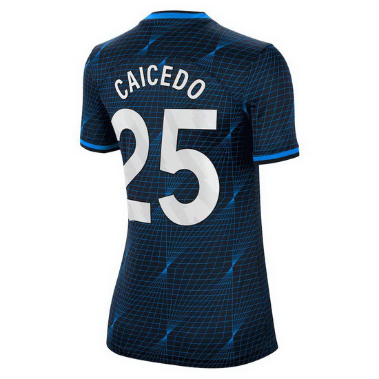 2023/2024 Moises Caicedo Away #25 Women's Soccer Jersey