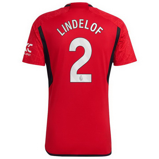 2023/2024 Victor Lindelof Home #2 Men's Soccer Jersey