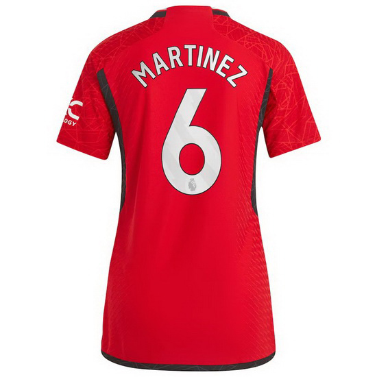 2023/2024 Lisandro Martinez Home #6 Women's Soccer Jersey