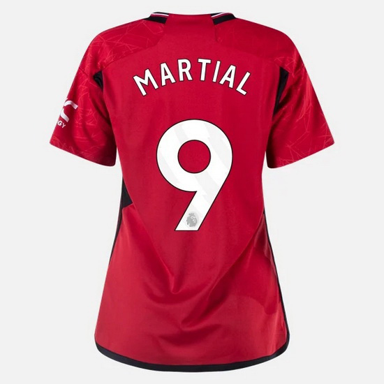 2023/2024 Anthony Martial Home #9 Women's Soccer Jersey