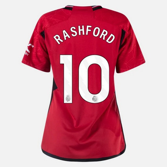 2023/2024 Marcus Rashford Home #10 Women's Soccer Jersey