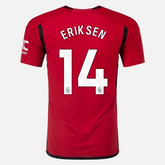 2023/2024 Christian Eriksen Home #14 Men's Soccer Jersey