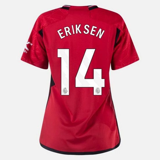 2023/2024 Christian Eriksen Home #14 Women's Soccer Jersey