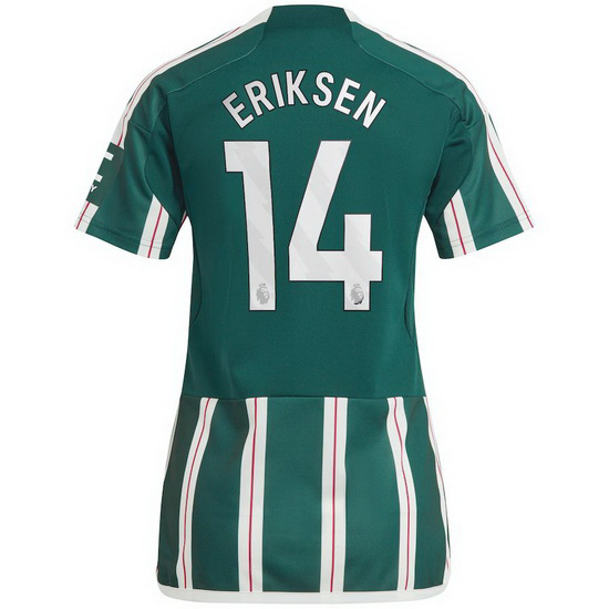 2023/2024 Christian Eriksen Away #14 Women's Soccer Jersey