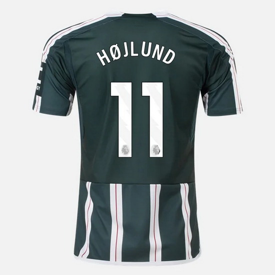 2023/2024 Rasmus Hojlund Away #11 Men's Soccer Jersey
