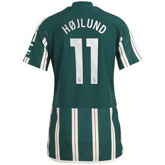 2023/2024 Rasmus Hojlund Away #11 Women's Soccer Jersey