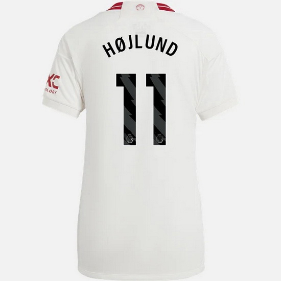 2023/2024 Rasmus Hojlund Third #11 Women's Soccer Jersey