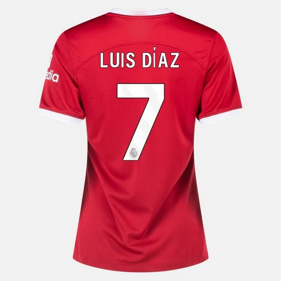 2023/2024 Luis Diaz Home #7 Women's Soccer Jersey