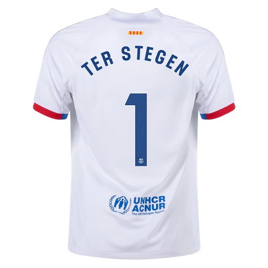 2023/2024 Marc-Andre ter Stegen Away #1 Men's Soccer Jersey
