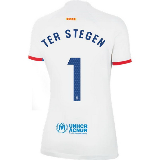 2023/2024 Marc-Andre ter Stegen Away #1 Women's Soccer Jersey
