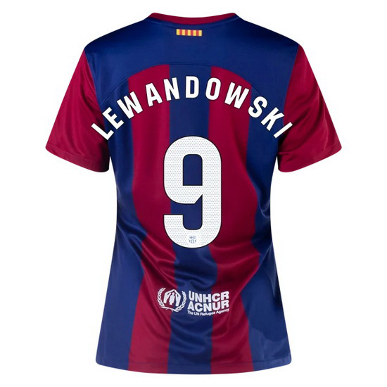2023/2024 Robert Lewandowski Home #9 Women's Soccer Jersey