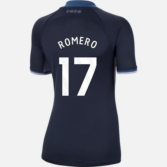 2023/2024 Cristian Romero Away #17 Women's Soccer Jersey