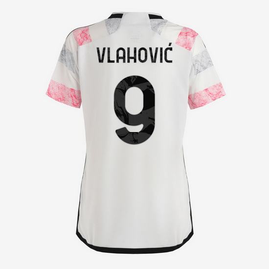 2023/2024 Dusan Vlahovic Away #9 Women's Soccer Jersey