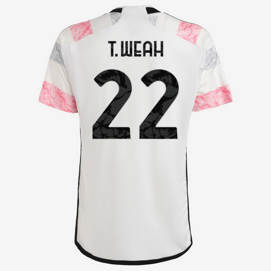 2023/2024 Timothy Weah Away #22 Men's Soccer Jersey