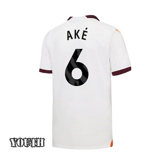 2023/2024 Nathan Ake Away #6 Youth Soccer Jersey