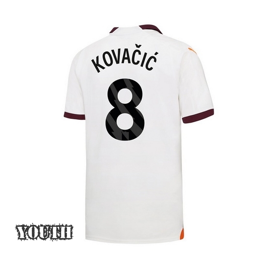 2023/2024 Mateo Kovacic Away #8 Youth Soccer Jersey