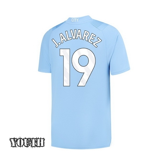 2023/2024 Youth Julian Alvarez Home #19 Soccer Jersey