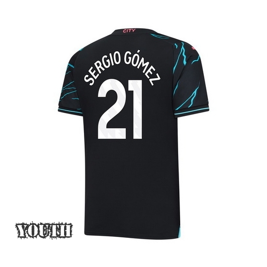 2023/2024 Youth Sergio Gomez Third #21 Soccer Jersey