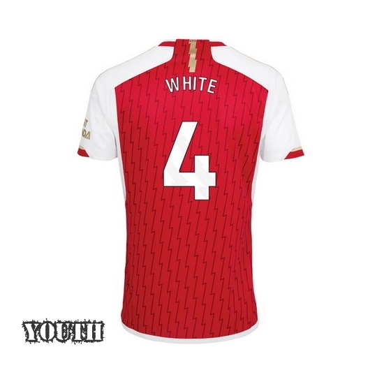 2023/2024 Youth Ben White Home #4 Soccer Jersey