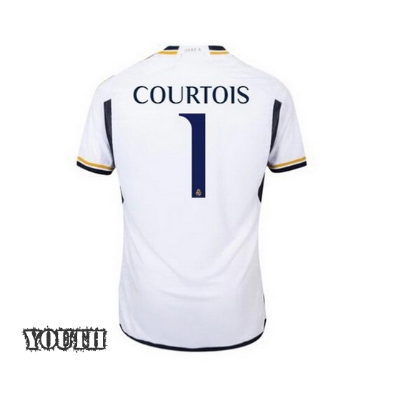 2023/2024 Youth Thibaut Courtois Home #1 Soccer Jersey