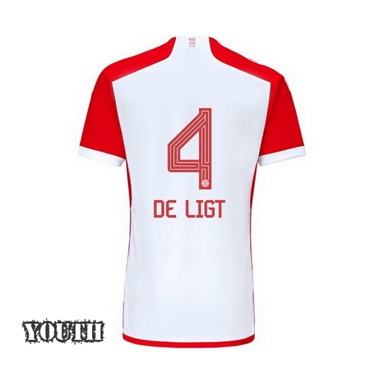 2023/2024 Youth Matthijs de Ligt Home #3 Soccer Jersey