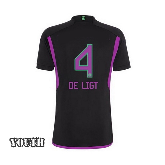 2023/2024 Matthijs de Ligt Away #3 Youth Soccer Jersey