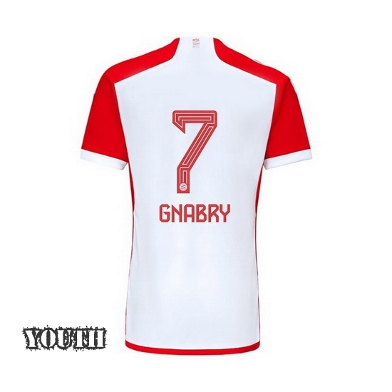 2023/2024 Youth Serge Gnabry Home #7 Soccer Jersey