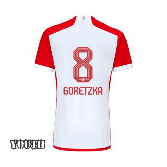 2023/2024 Youth Leon Goretzka Home #8 Soccer Jersey