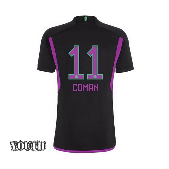 2023/2024 Kingsley Coman Away #11 Youth Soccer Jersey