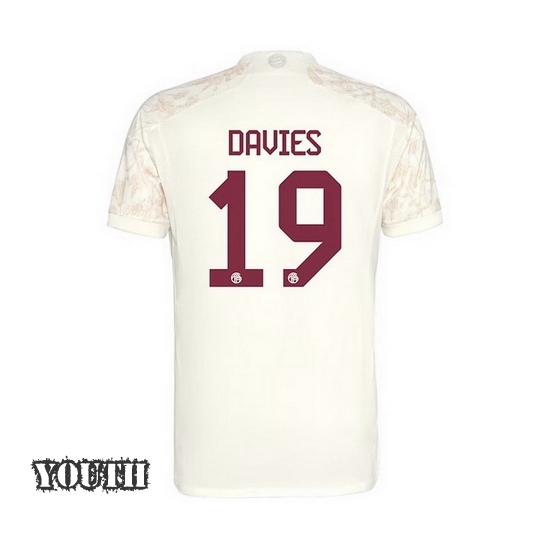 2023/2024 Youth Alphonso Davies Third #19 Soccer Jersey