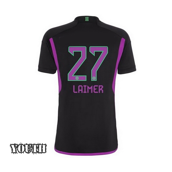 2023/2024 Konrad Laimer Away #27 Youth Soccer Jersey