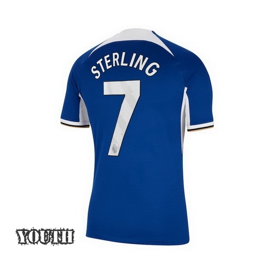 2023/2024 Youth Raheem Sterling Home #7 Soccer Jersey