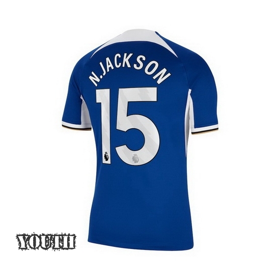 2023/2024 Youth Nicolas Jackson Home #15 Soccer Jersey