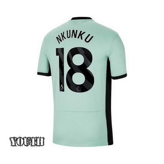 2023/2024 Youth Christopher Nkunku Third #18 Soccer Jersey