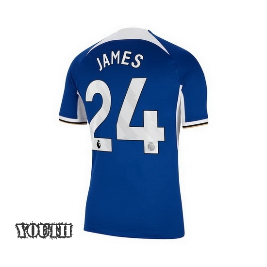 2023/2024 Youth Reece James Home #24 Soccer Jersey