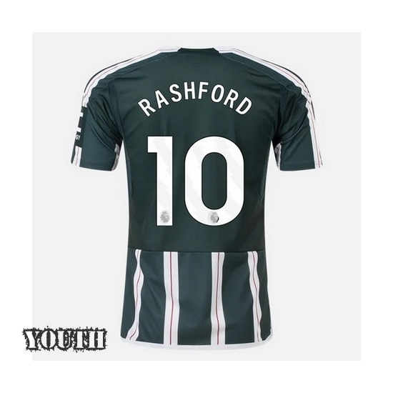2023/2024 Marcus Rashford Away #10 Youth Soccer Jersey