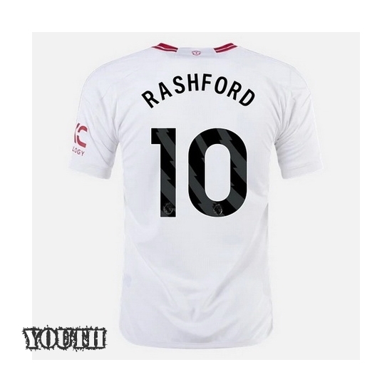 2023/2024 Youth Marcus Rashford Third #10 Soccer Jersey