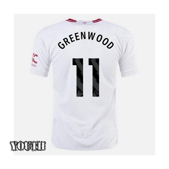 2023/2024 Youth Mason Greenwood Third #11 Soccer Jersey