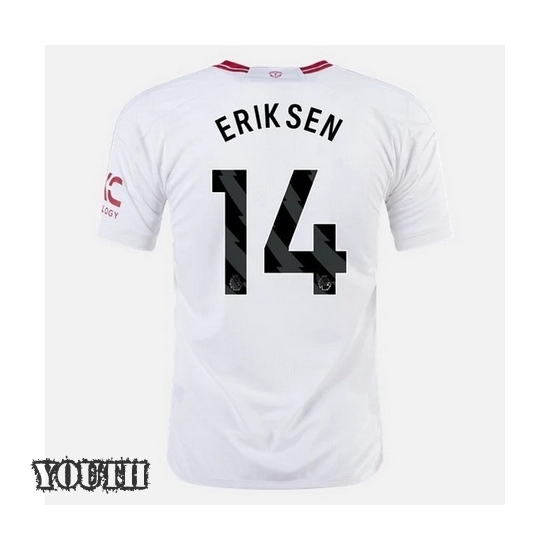 2023/2024 Youth Christian Eriksen Third #14 Soccer Jersey