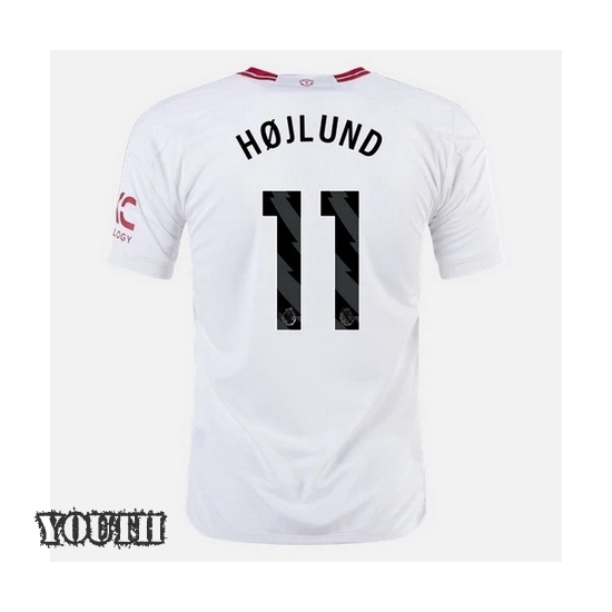 2023/2024 Youth Rasmus Hojlund Third #11 Soccer Jersey