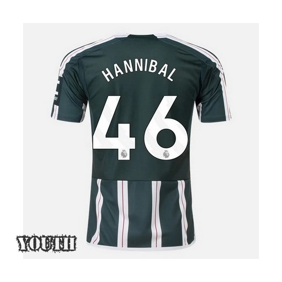 2023/2024 Hannibal Mejbri Away #46 Youth Soccer Jersey