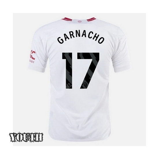 2023/2024 Youth Alejandro Garnacho Third #17 Soccer Jersey