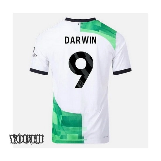 2023/2024 Darwin Nunez Away #9 Youth Soccer Jersey