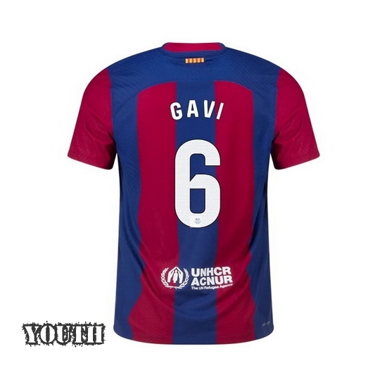 2023/2024 Youth Gavi Home #6 Soccer Jersey