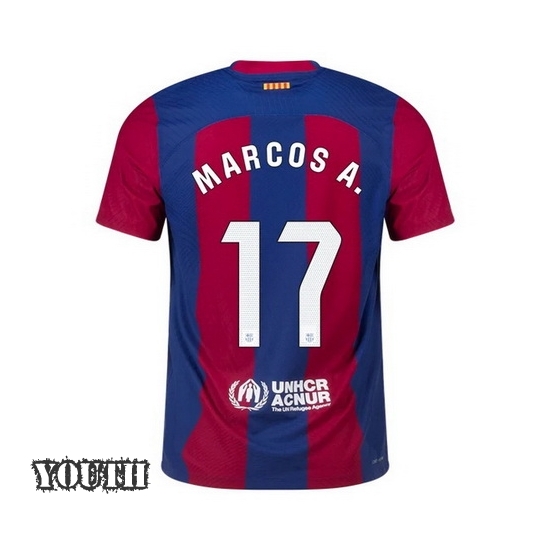 2023/2024 Youth Marcos Alonso Home #17 Soccer Jersey